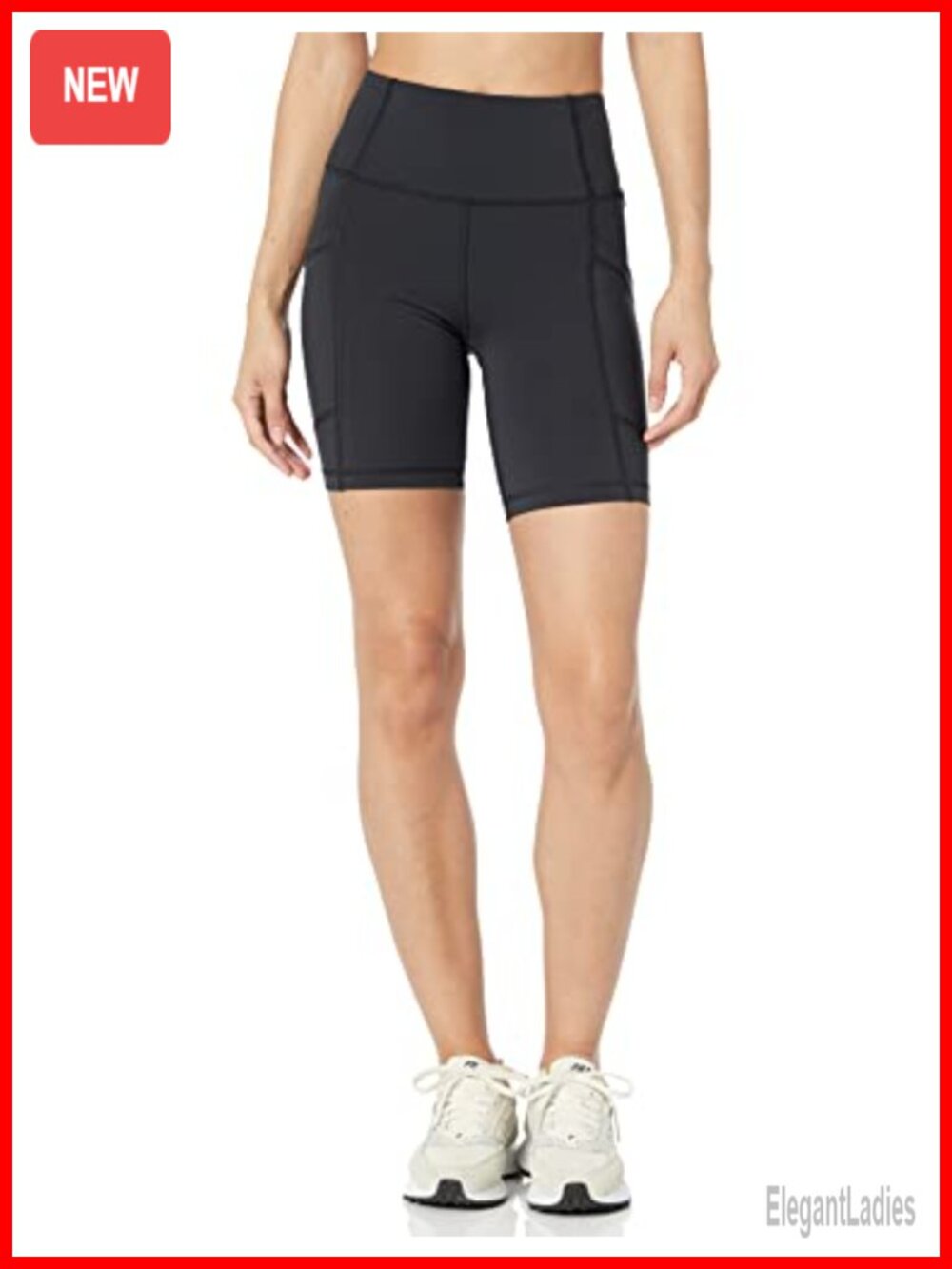 Women's Active Sculpt High Waist Biker Shorts with Pockets Moisture-Wicking 7"